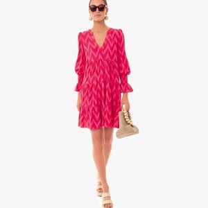 Tuckernuck Pomander Place Hot Pink Ikat Kenzo Dress